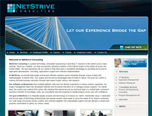 Tablet Screenshot of netstriveconsulting.com